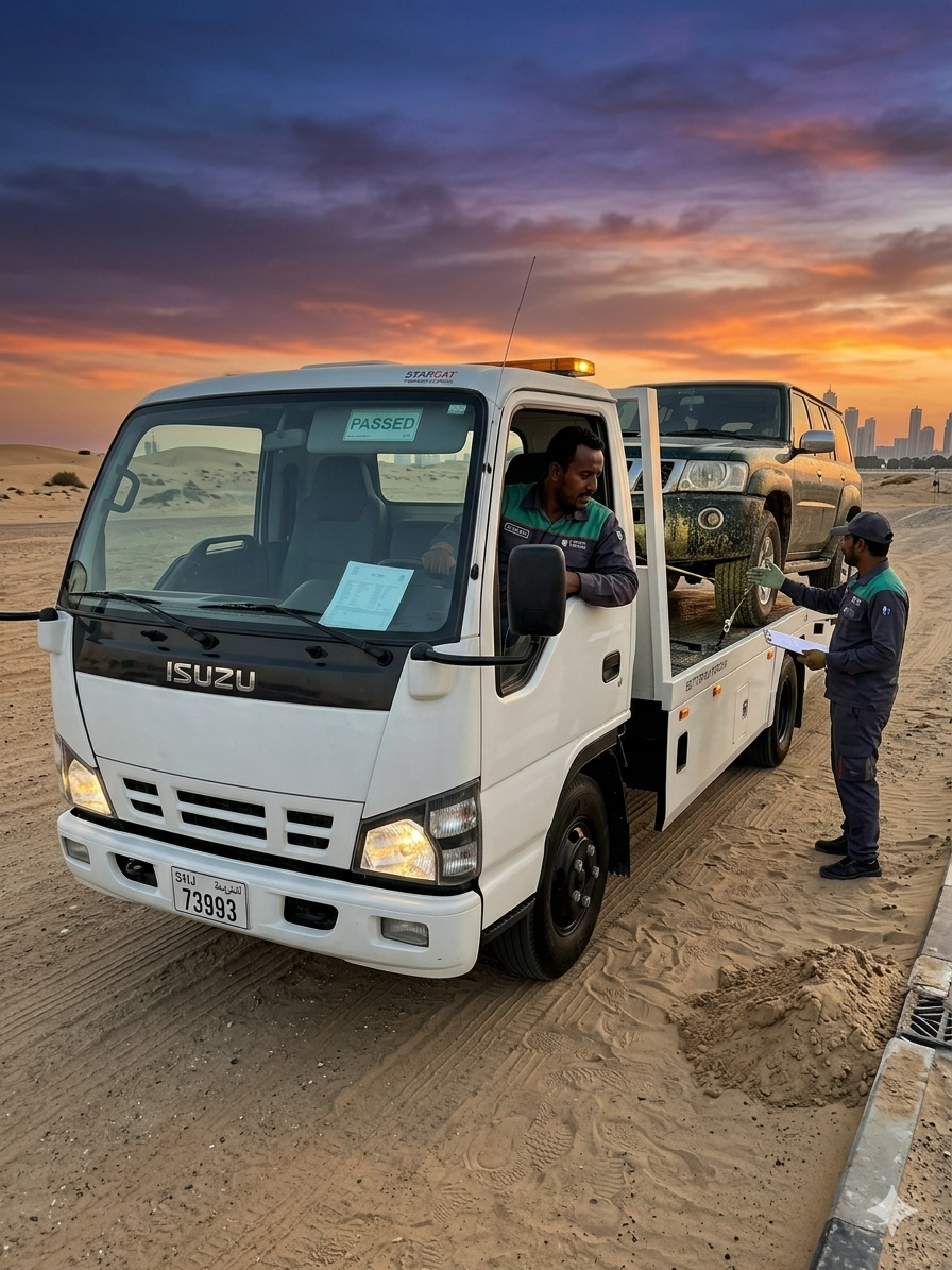 Quick Sharjah Car Recovery Flatbed